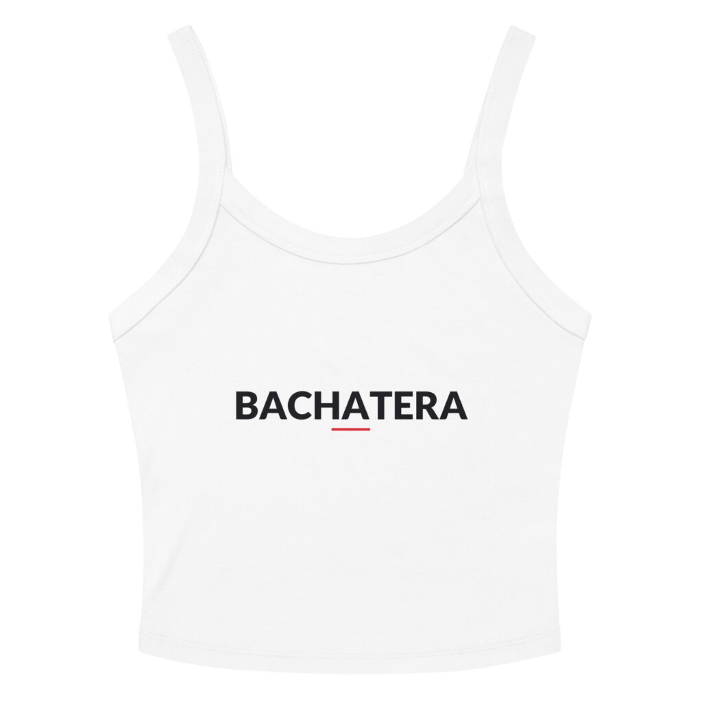 BACHATERA white rib tank